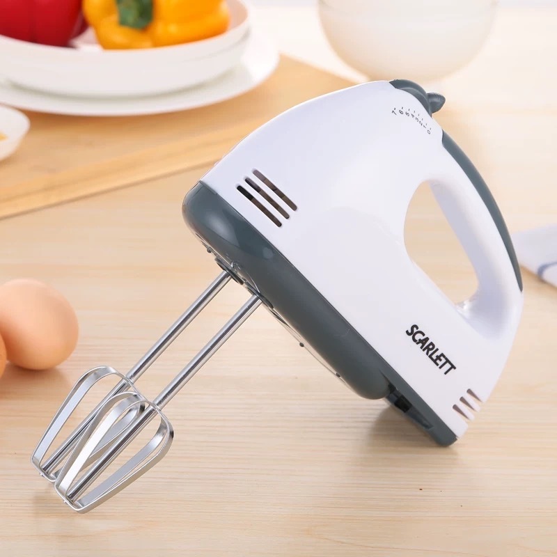 Batedeira De Mão Elétrica Bolo Chantilly 7 Velocidades 260W Batedeira Massa Bolo Ovos 220V-240V