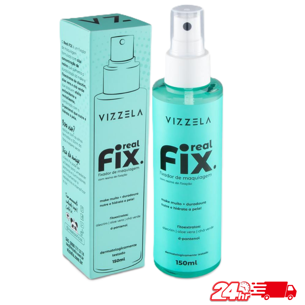 Fixador de Maquiagem Vizzela - Real Fix Make Mais Duradoura