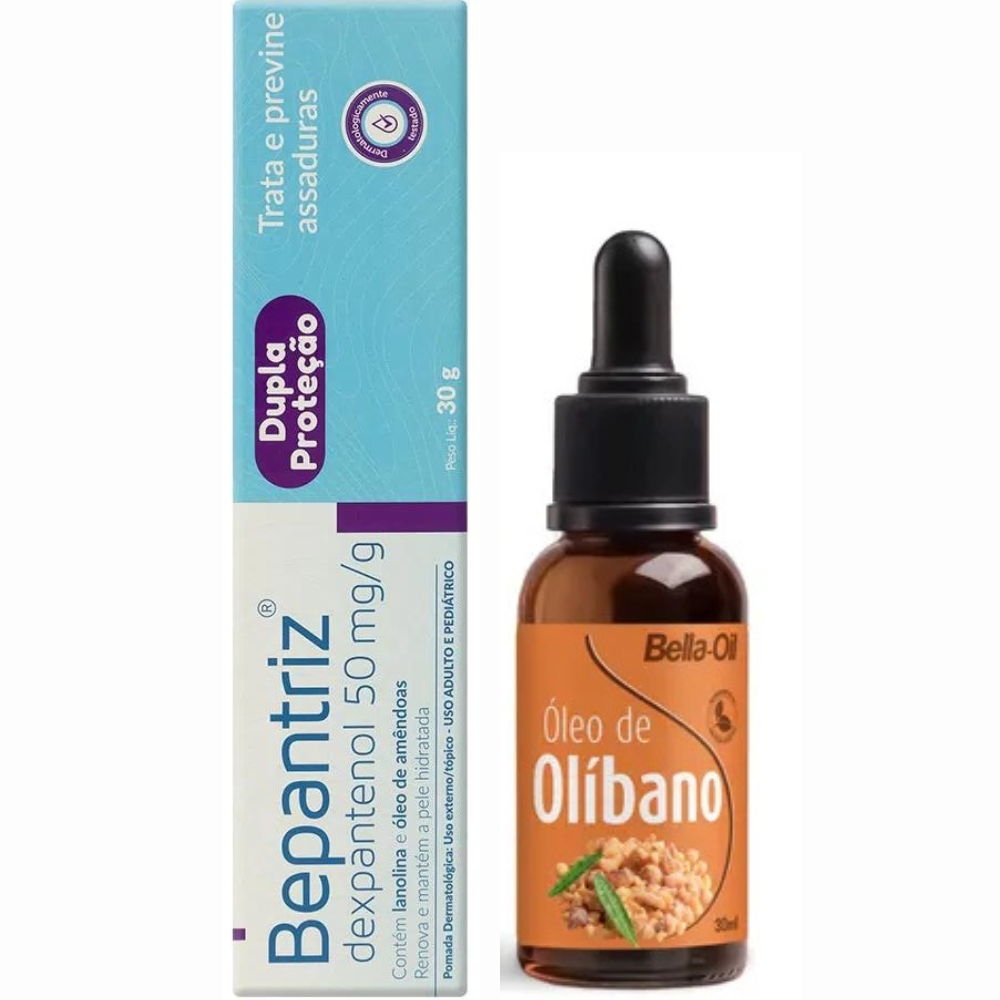 Óleo de Olíbano Bella-Oil 30ml BellaPhytus + Bepantriz Dexpantenol 30g