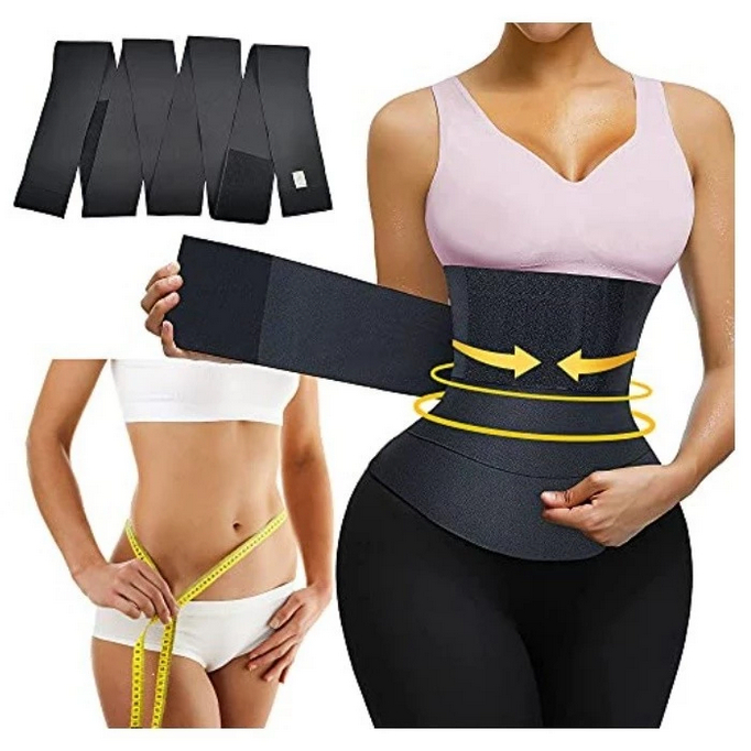 Cinta Modeladora 3 5 6 Metros Faixa Abdominal Pós Parto Alta Compressão Redutora de Medidas Cintura