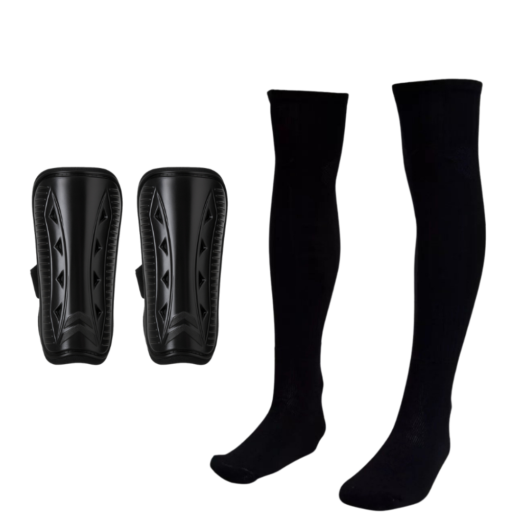 kit caneleira e meião futebol futsal society adulto e infantil