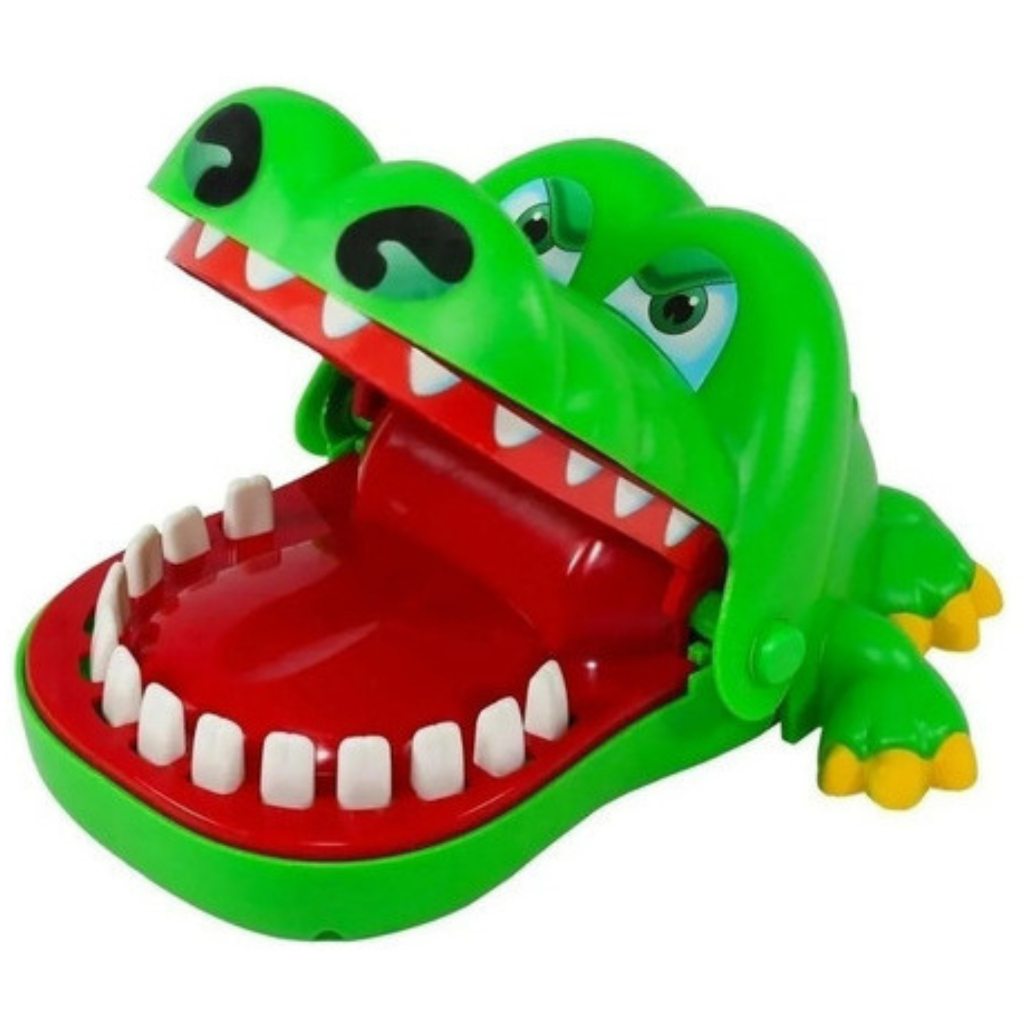 Jogo Jacaré Morde Dedo Crocodilo Dentista Verde