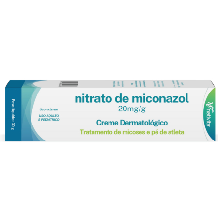 Creme Dermatológico Para Coceira, Fungos e Micoses Miconazol 30g