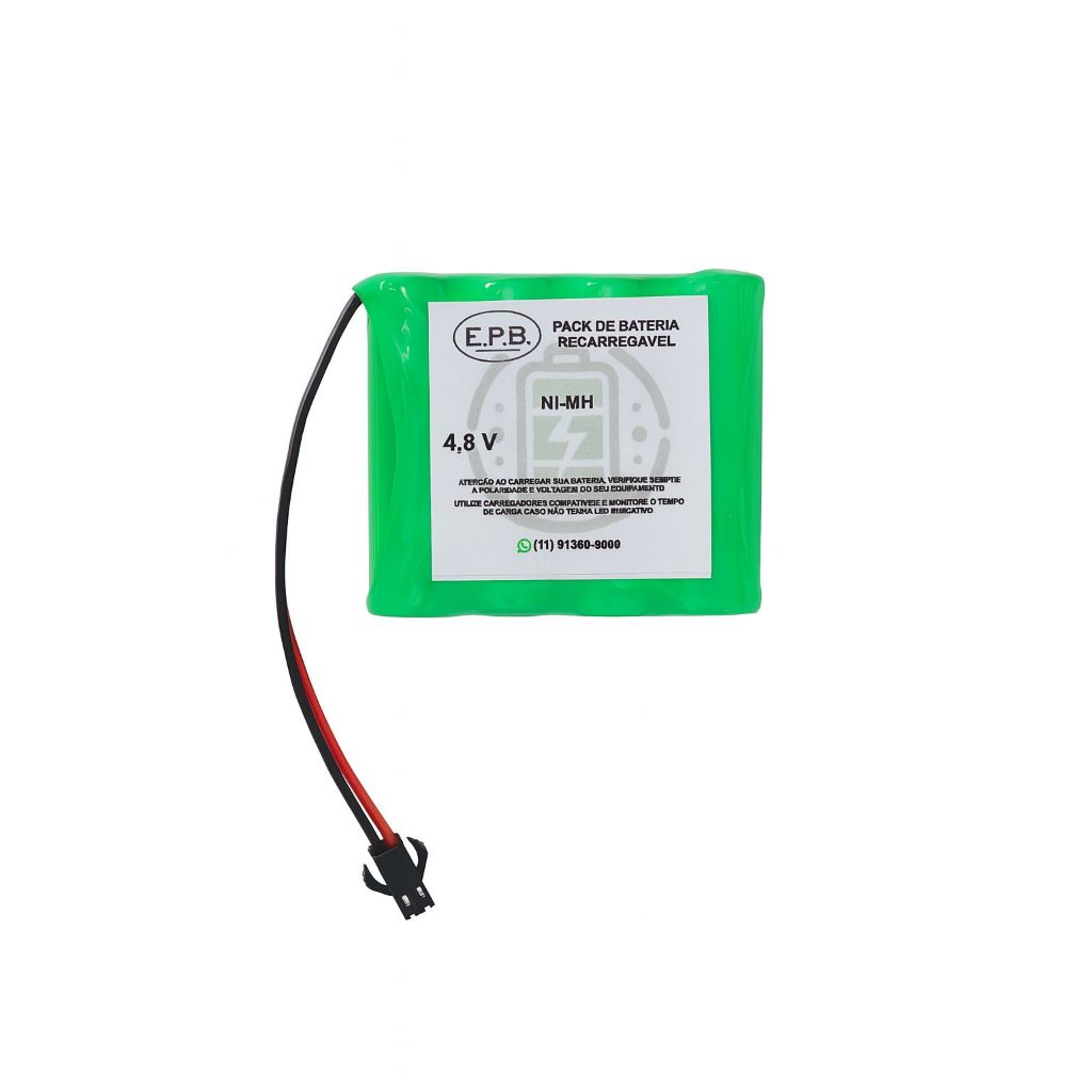 Bateria 4,8v 2700mah Tamanho Aa Ni-cd Smp-02