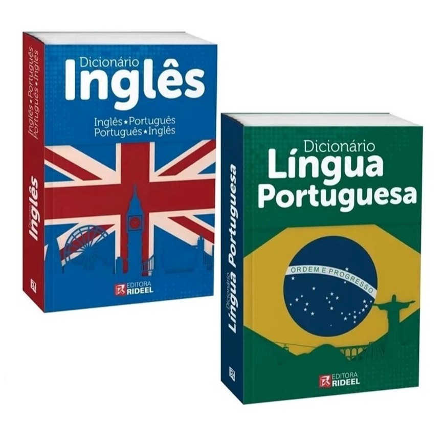 Dicionário Escolar Português ou Inglês 20 Mil Verbetes Kit ou Avulso