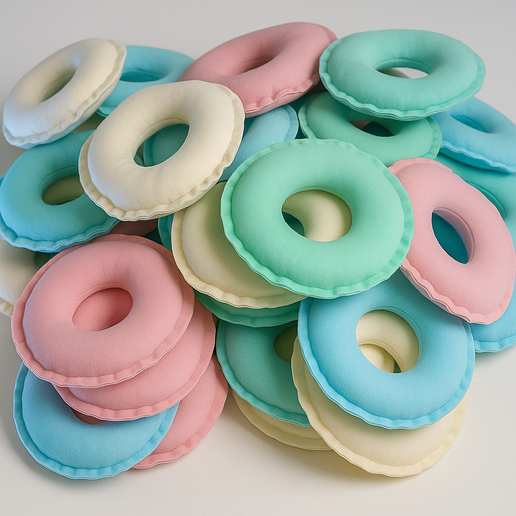 Rosquinha Amamentação Absorvente Algodão Lavável Reutilizável Conforto e Proteção