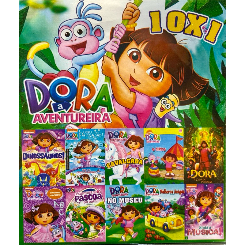 Dora a Aventureira dvd coleção 10 em 1