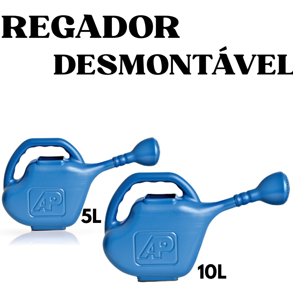 Regador Desmontável 5L a 10L - Praticidade e Estilo para Seu Jardim TOY  25156\25157