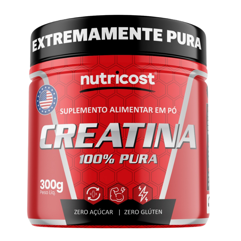 Creatina Monohidratada Nutricost Pura 300g - Para quem deseja melhor desempenho