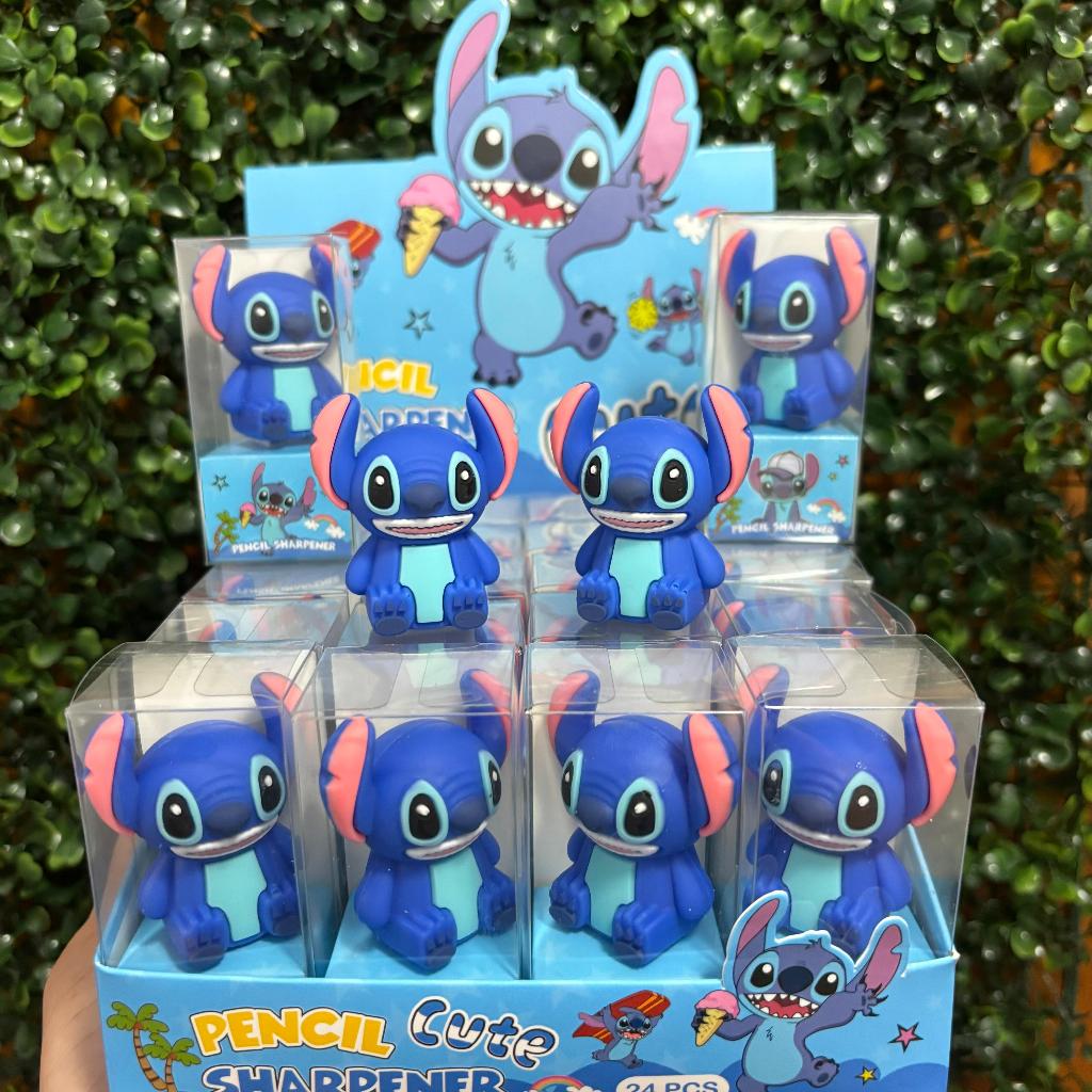 Apontador Stitch Angel Hello kitty Hambúrguer fritas Fofo Material escolar Kawaii papelaria fofa