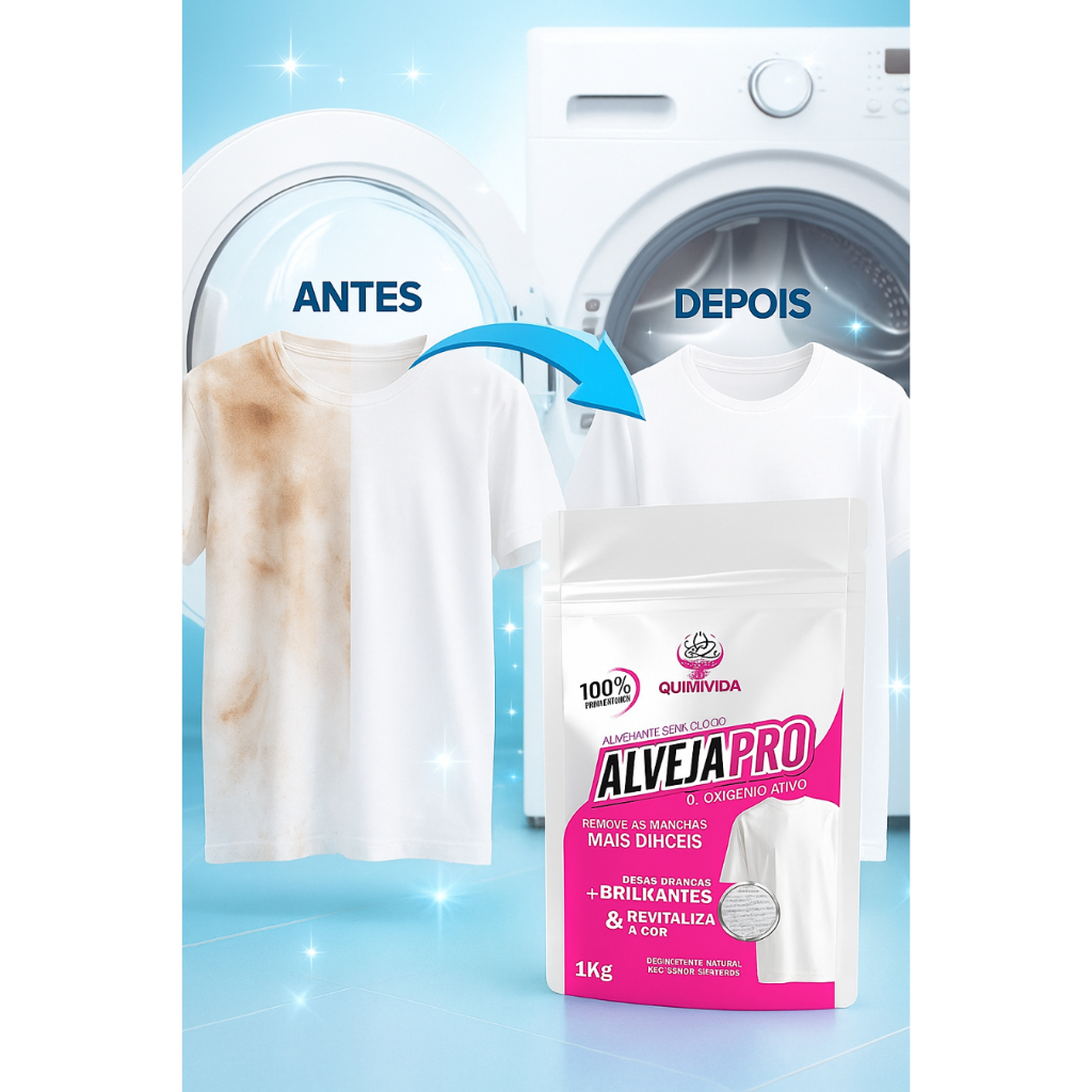 Percarbonato de Sódio - Alvejante, Limpeza Doméstica e Desinfecção