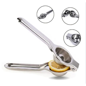 Espremedor Chef Gourmet De Limão Aço Inox Maciço Super Forte