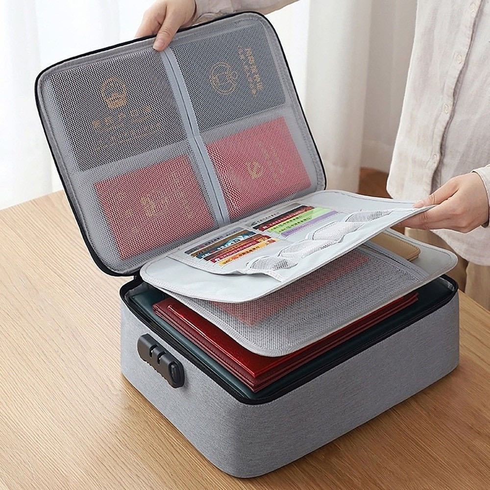 Bolsa Universal Para Armazenamento De Documento Viagem Porta-Cartões Suporte Bolsa De Ferramentas