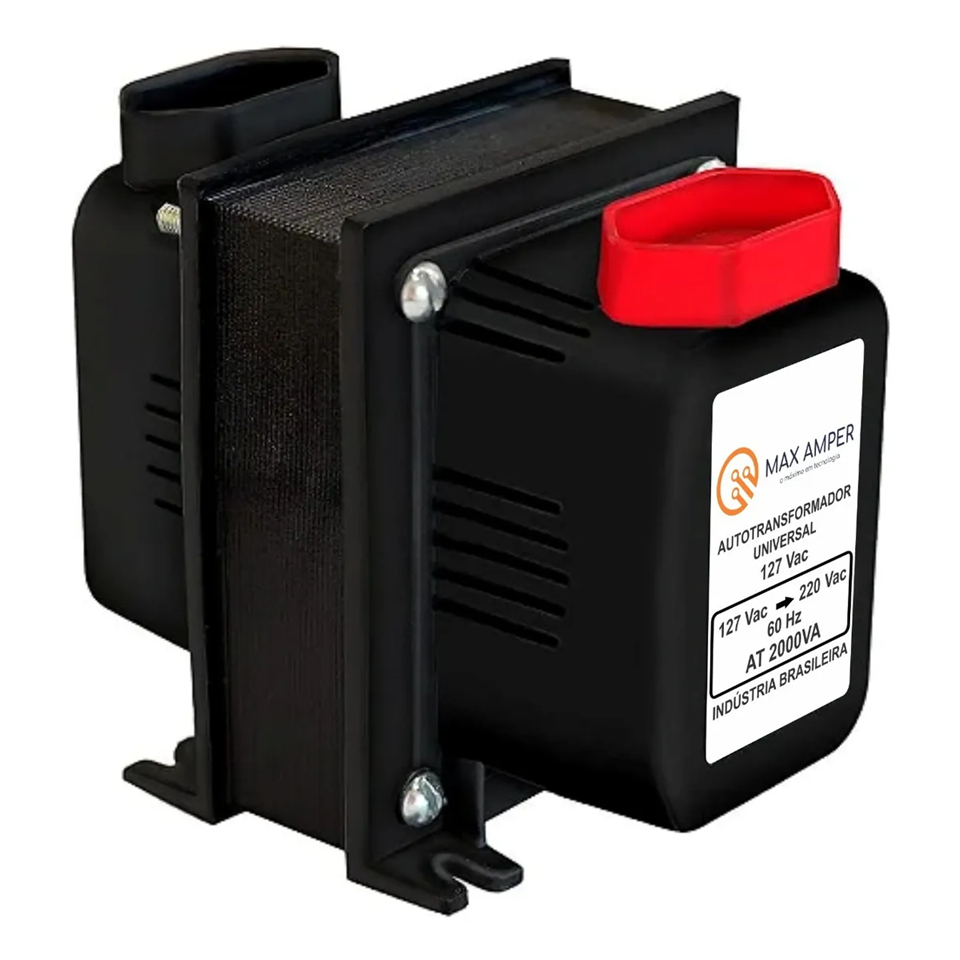 Auto Transformador 2000VA até 1100W Conversor Energia 220V Para 110V e 110V para 220V