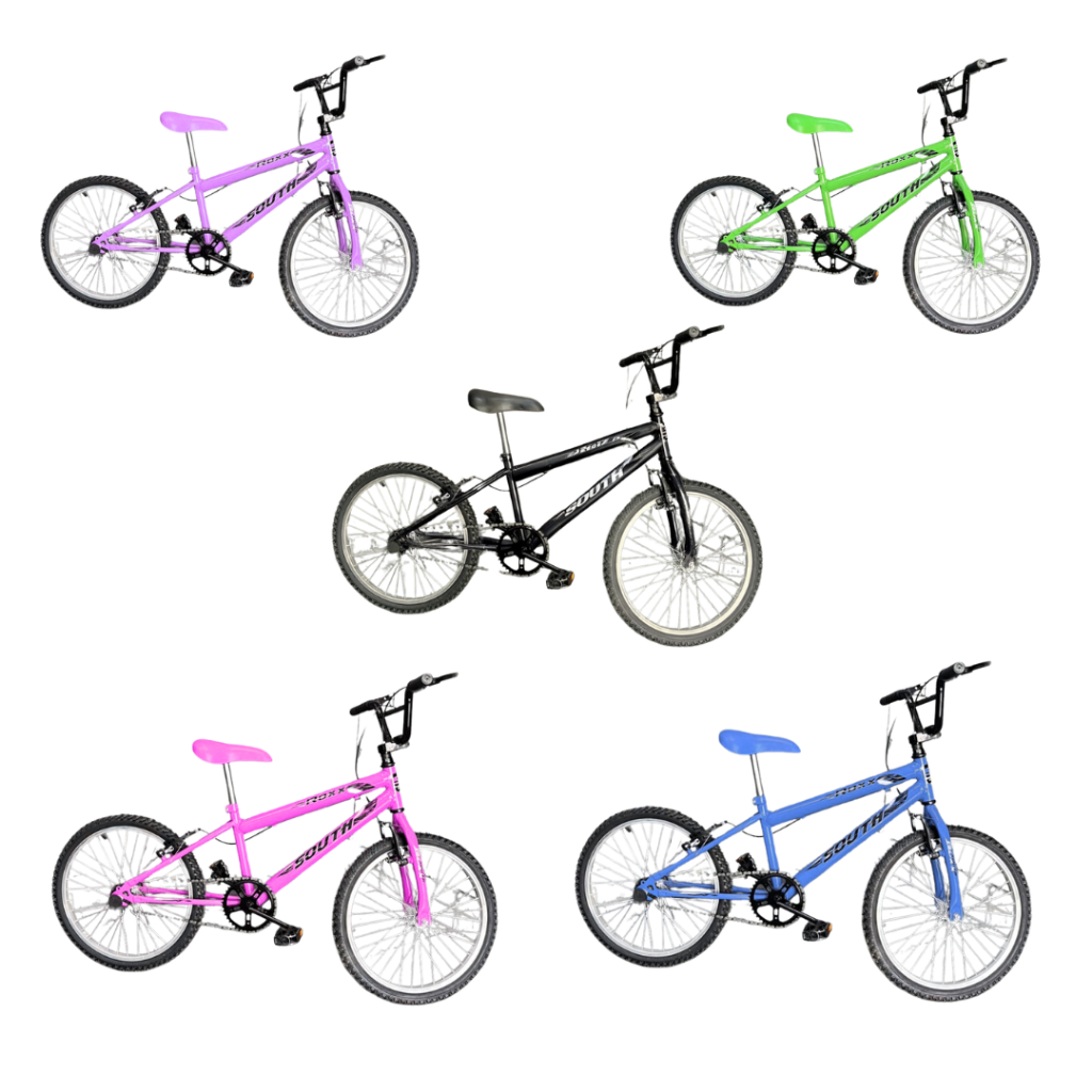 Bicicleta aro 20 BMX Roxx Freestyle freios V-Brake aço 6 a 9 anos