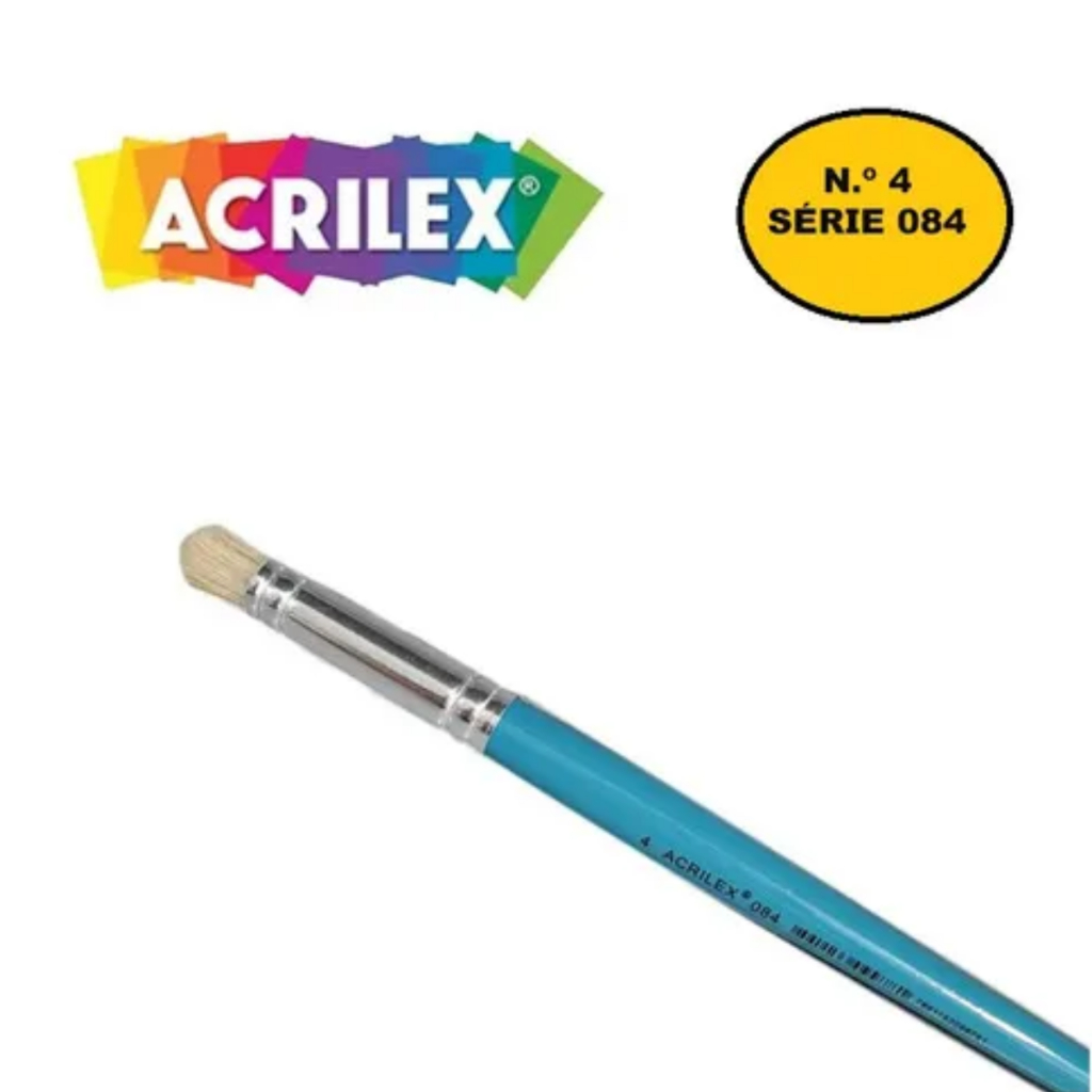 Pincel Redondo Pituá Acrilex - Série 084