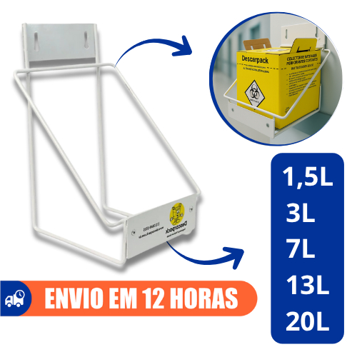 Suporte Para Caixa Coletora 1,5L 3L 7L 13L 20L Descarpack