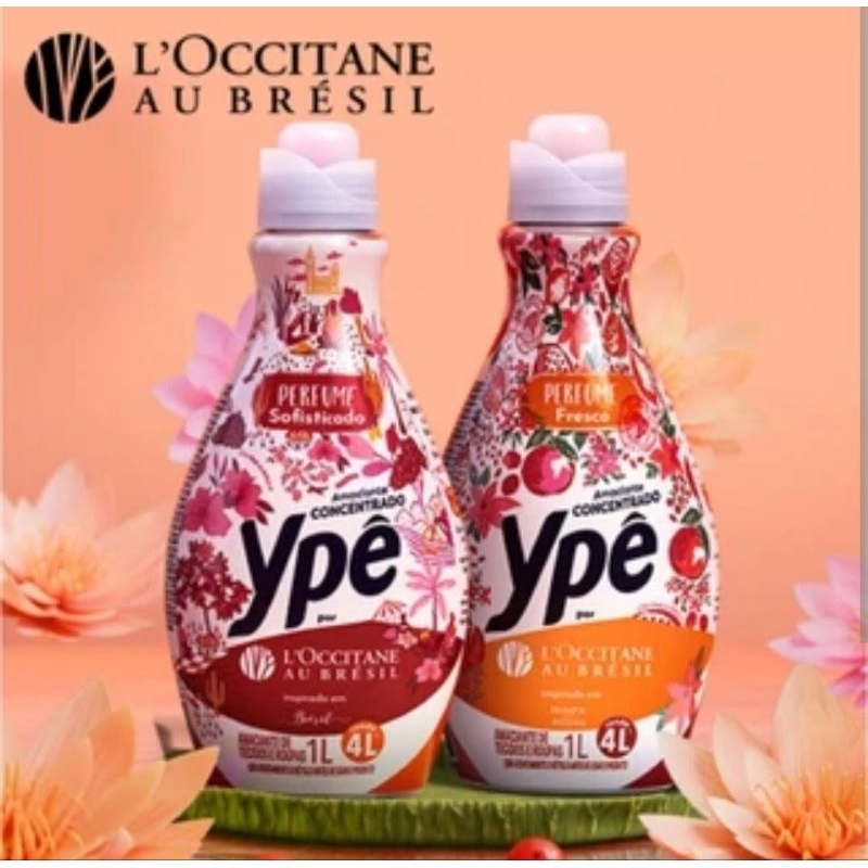 Amaciante Concentrado Ypê por L’Occitane au Brésil – Perfume Sofisticado & Perfume Fresco – 1L (Rende até 4L)