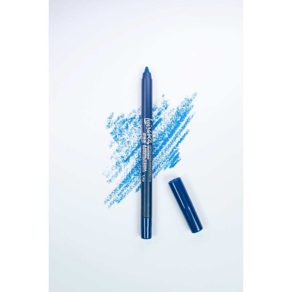 Lápis para olhos 365 AZUL PETRÓLEO ESCURO Luisance - SUPER PIGMENTADO E MACIO - apontável e à prova d'água