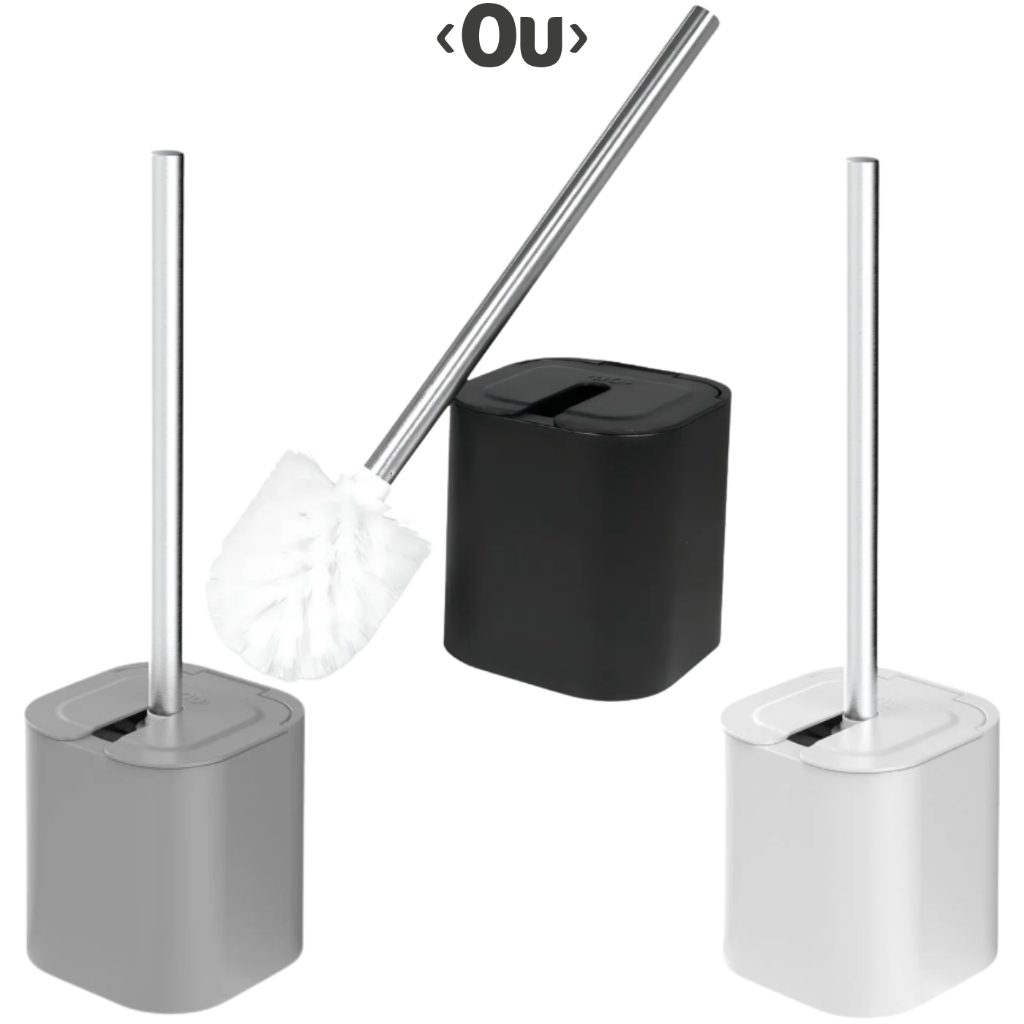 Escova Sanitária De Piso Com Suporte Dual - Ou