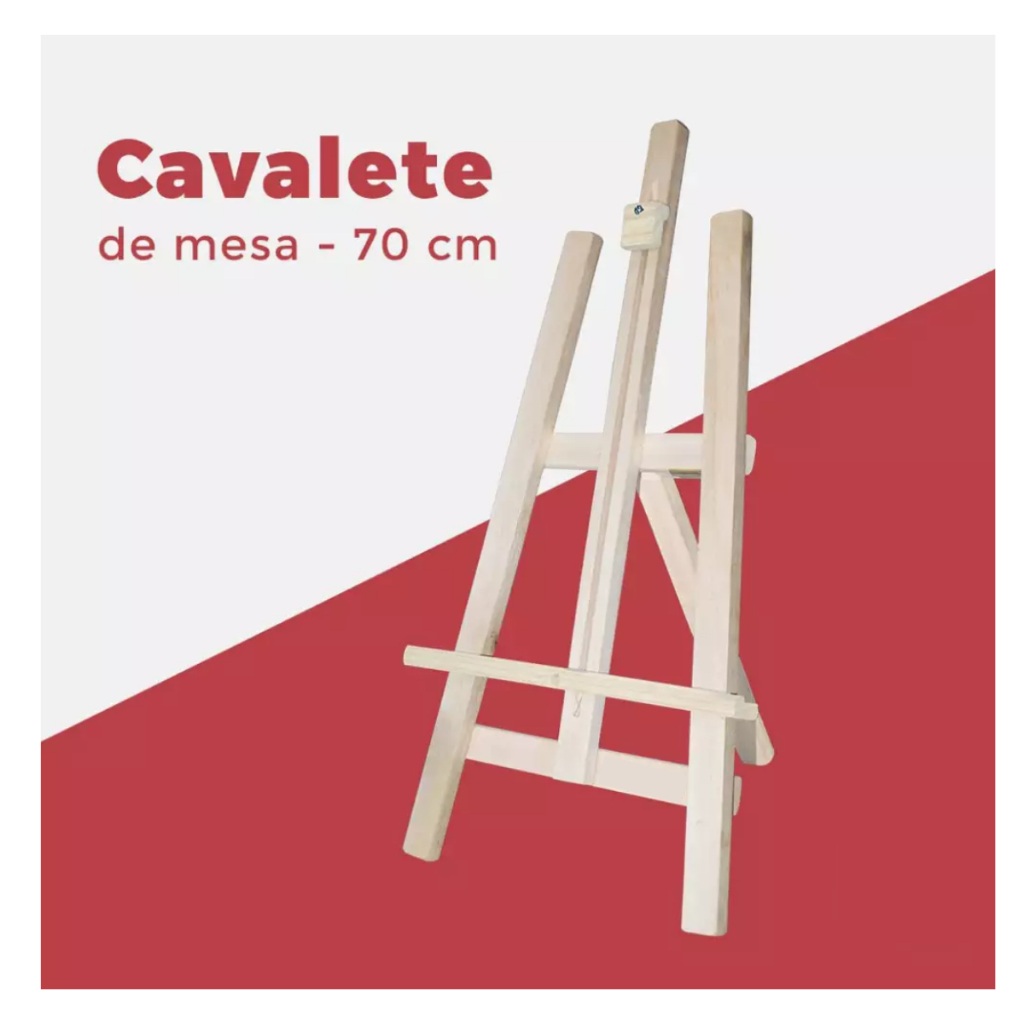 CAVALETE PARA TELA PINTURA DE MESA