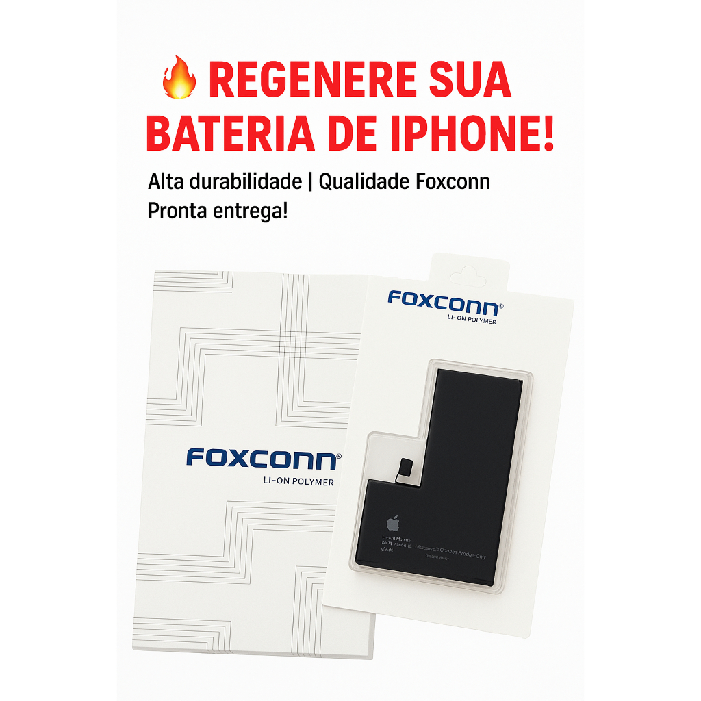 Bateria iPhone 15 COMPATÍVEL, 15 pro, 15 pro max, 14pro max , 14 pro 13 ,13 pro, 13pro max, RX,11,12,14 pro max.