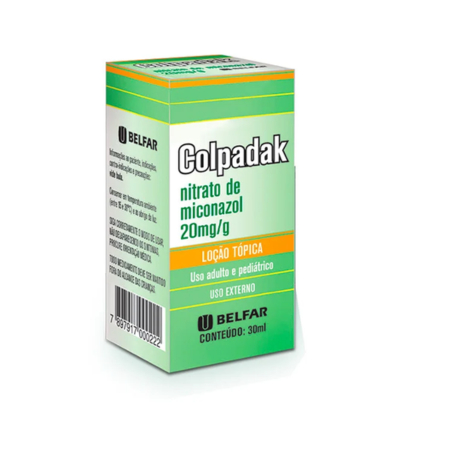 Solução Antimicótica Para Fungos, Micoses, Pé de Atleta 30ML Miconazol