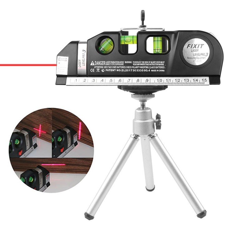 Nível Laser Trena Profissional Level Pro3 Estágios Nivelador