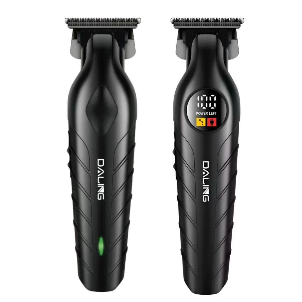 Maquina Corte Cabelo Acabamento Profissional Daling DL-1767 /DL-1777 Cor Preto