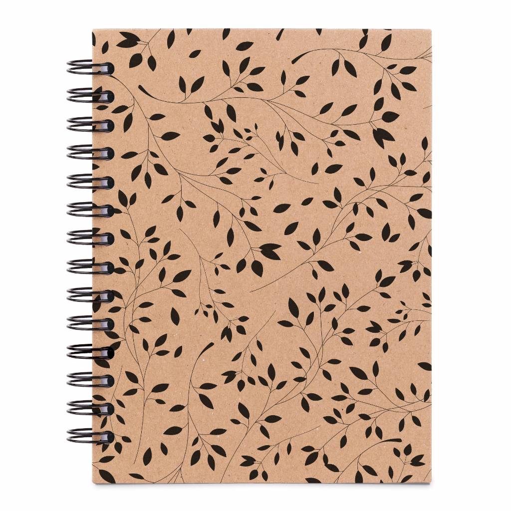 Caderno Sketchbook Capa Dura para Desenho e Aquarela Folhas de 90g, 180g, 240g - Floral
