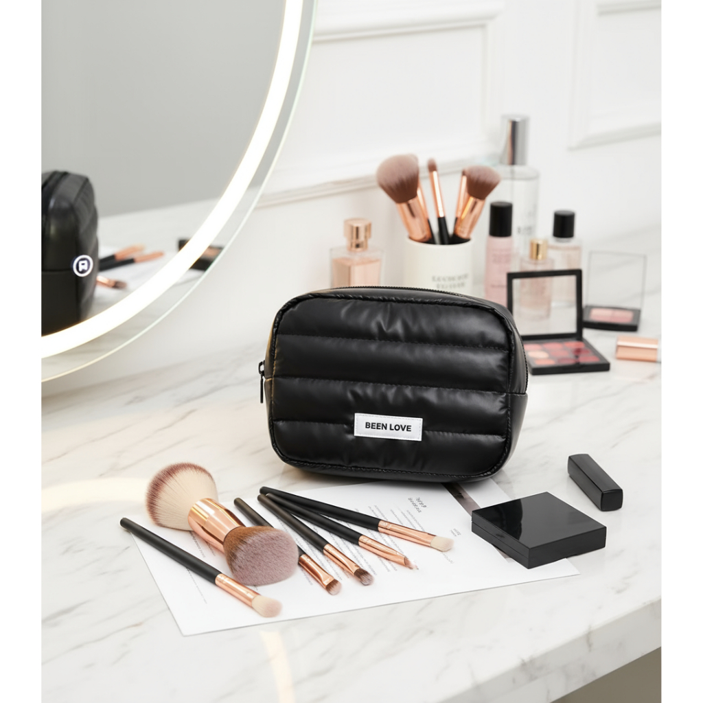 Organizador de Produtos de Maquiagem Portátil para Bolsa - Estojo com Capacidade