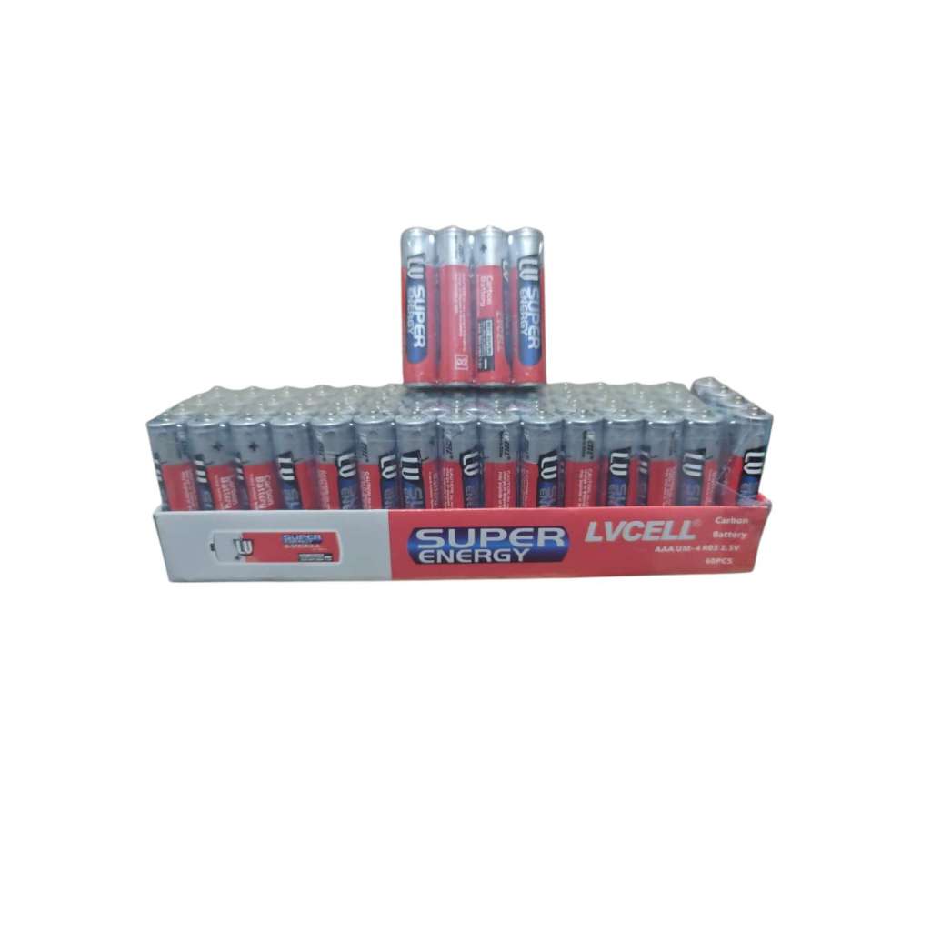 Kit  Pilha Comum Baterias SUPER ENERGY - Durabilidade Tamanhos AAA