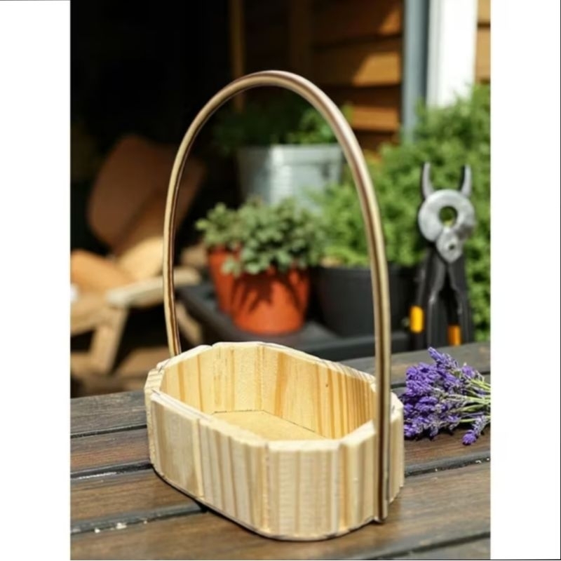 Kit 10 Cestos Oval para Presente 14cm Fraldeira Decorativo