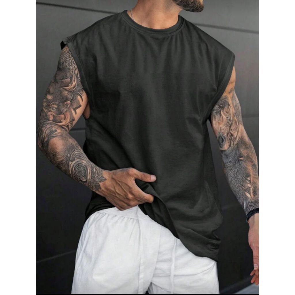Regata Masculina Oversized Estilo Machão Academia Fitness Pano Confortável Varias Cores!