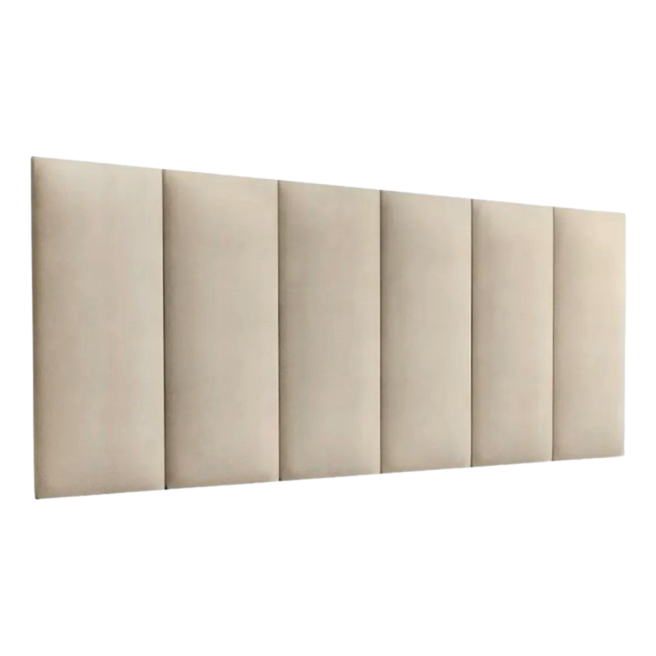 Kit Com Até 15 Placas de Cabeceira Modular Estofada  45x20cm Cama Solteiro Casal Queen King Envio24H