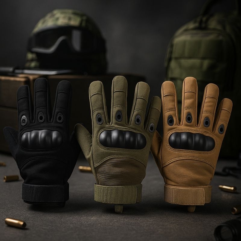 Luva Tática Esportiva Confortável Resistente Militar Moto Trilha Camping Ciclismo Sobrevivência