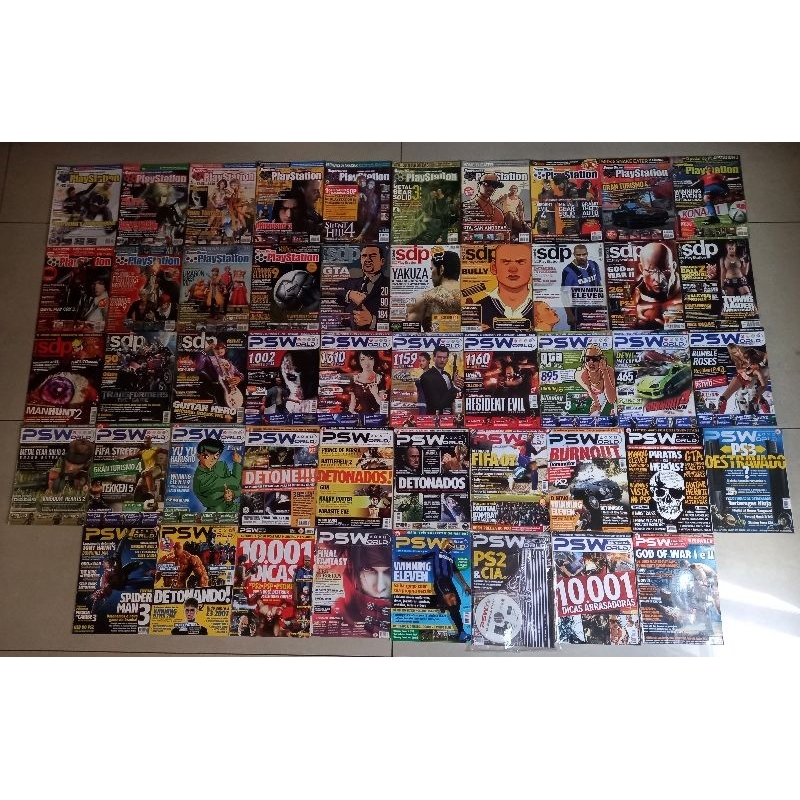 Revistas Games Playstation, Super Dicas Playstation e PSWorld