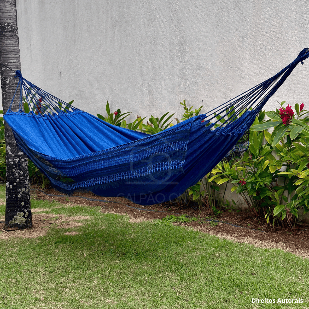 Rede De Dormir Descanso Casal Jeans Life Varias Cores Rede Descanso Reforçada Boa Casal e Solteiro