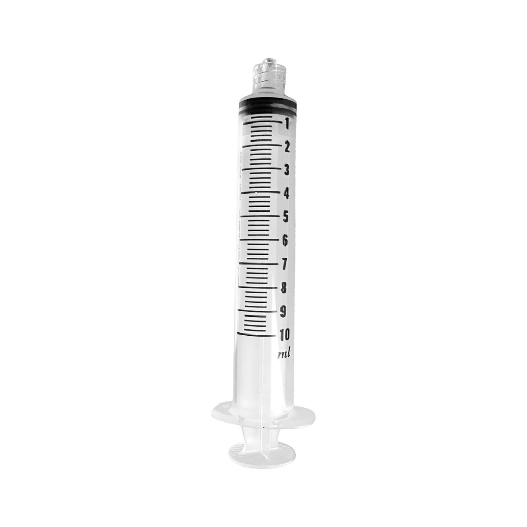 Seringa 10ml Kit Até 100 Unidades Bico Luer Lock Ponta Rosca