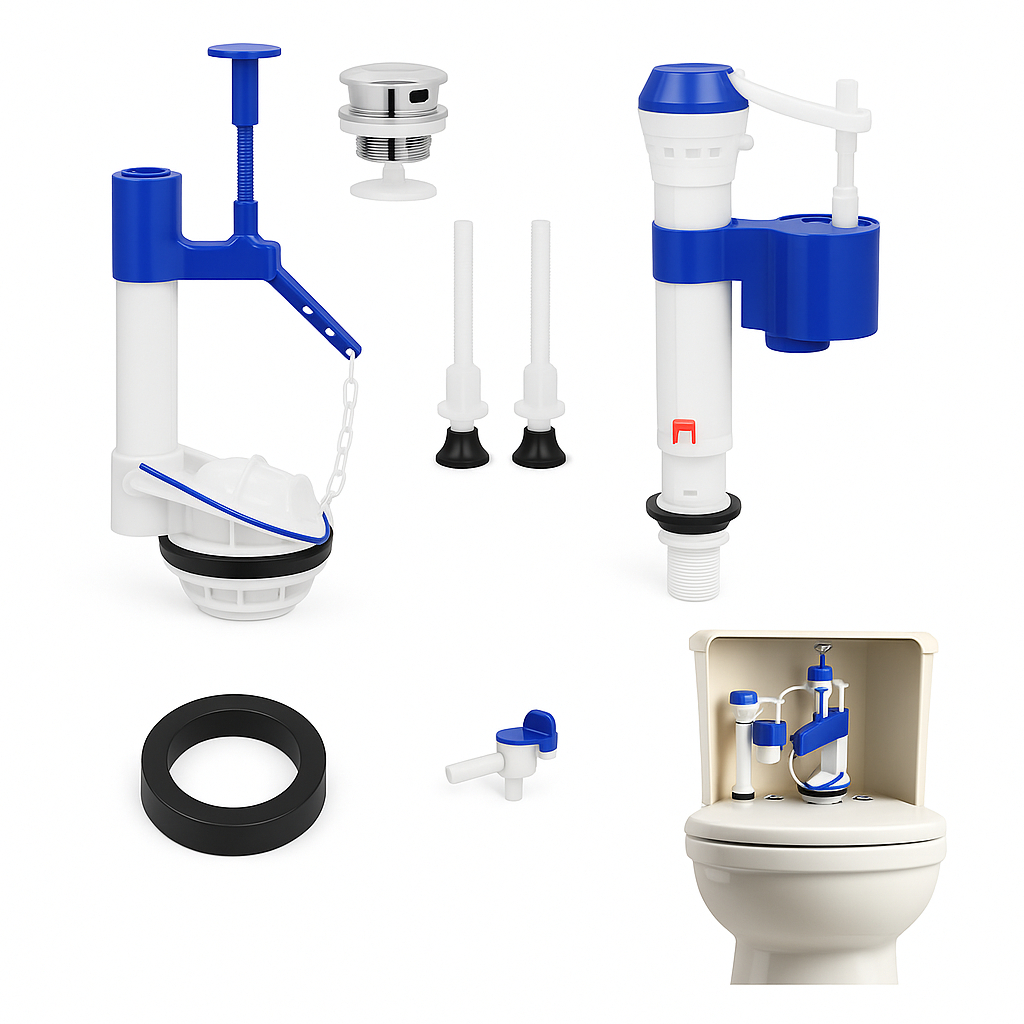 Kit Completo Caixa Acoplada Deca Incepa Celite Icasa Logasa