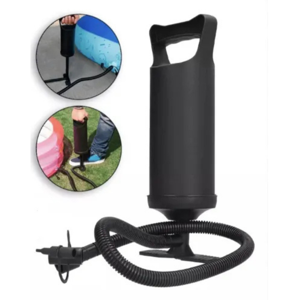 Bomba De Ar Manual 30 cm Inflador Portátil Dia a Dia Para Piscinas, Boias e Colchões