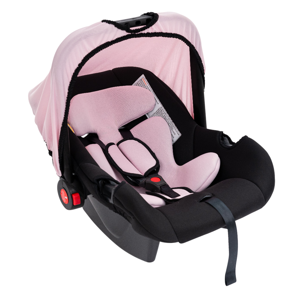 Bebê Conforto Cadeirinha Para Carro Rosa/preto 0-13kg