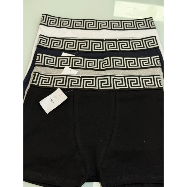 kit 5 Cuecas Boxer Masculino Malha Peruana 100% Algodão Linha Prêmium