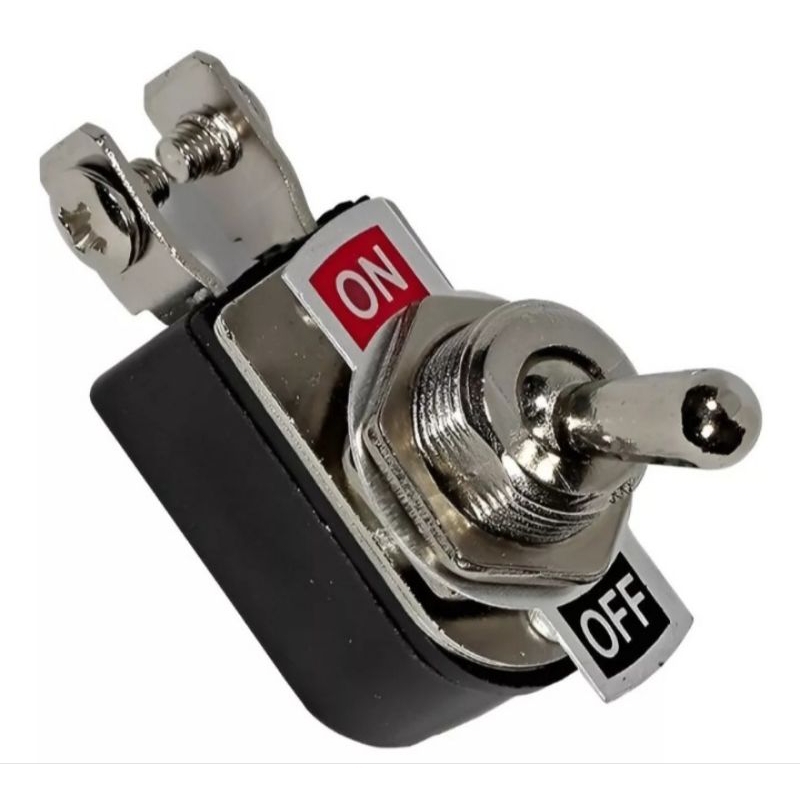 1 - Chave Metal Alavanca Knh-1s 2t 12v On Off Botão Tic Tac