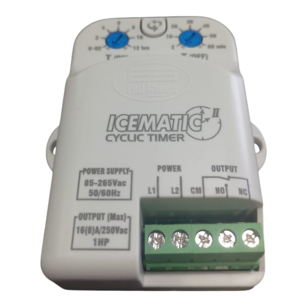 CONTROLADOR TEMPORIZADOR ICEMATIC II/01 FULL GAUGE BIVOLT