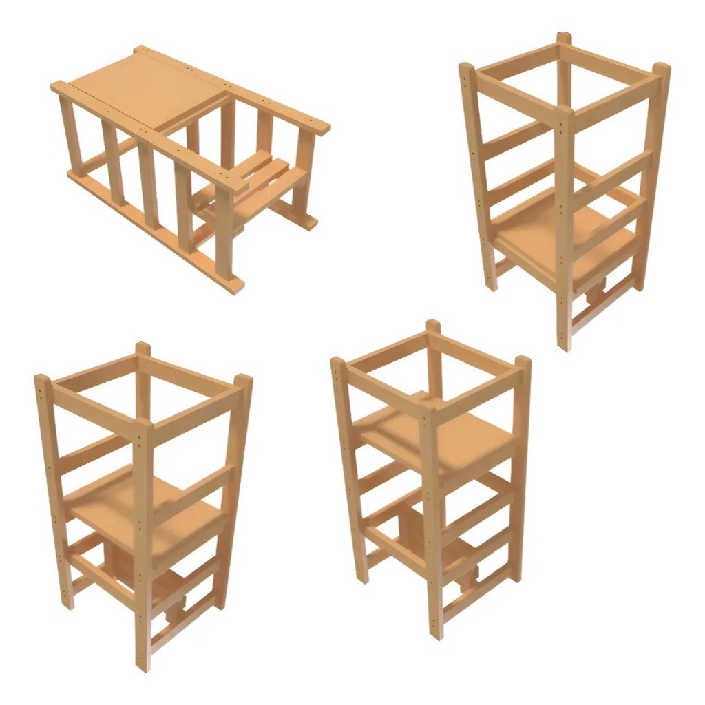 Torre de Aprendizagem Montessori - Auxilie o Desenvolvimento, Criatividade.