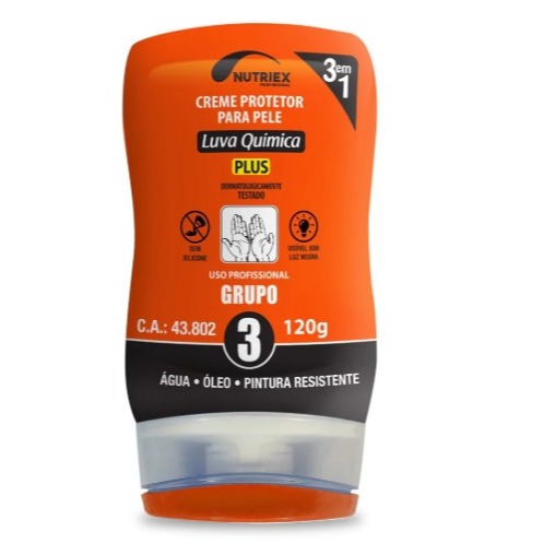 Creme Luva Química Tipo 3 Nutriex 120g