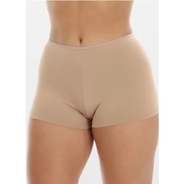 Kit 2 Anágua Short Curto Íntimo Segunda Pele Liso Feminino Short Para Saia e Vestido