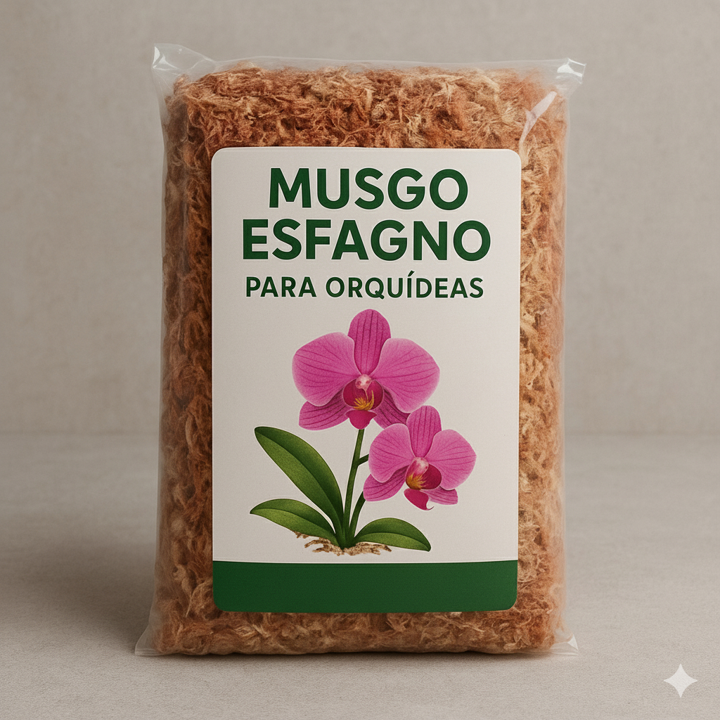 Musgo Esfagno Natural 8 Litros – Ideal para Orquídeas e Suculentas