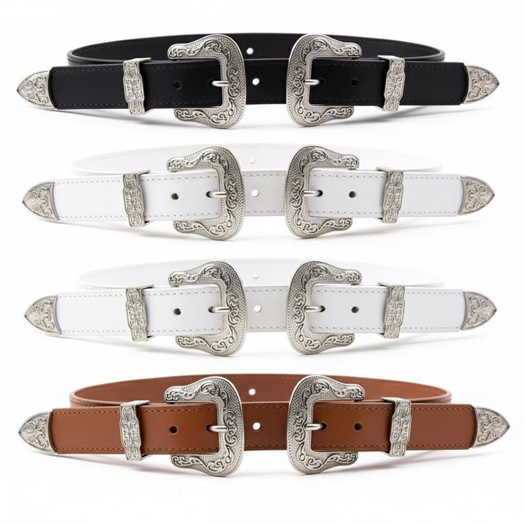 Cinto Fivela Dupla Boho Chic Blogueira